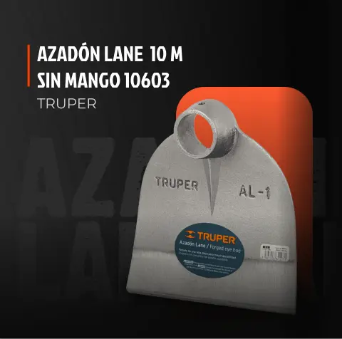 Azadón Lane Truper 10603, No.1, sin mango, 1.8 lb